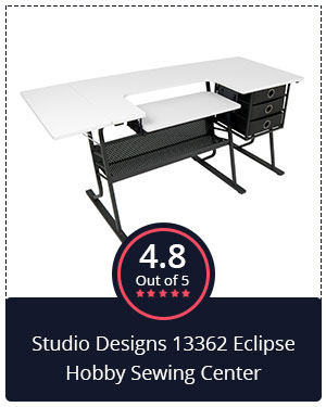 Best Sewing Table: Studio Designs 13362 Eclipse Hobby Sewing Center