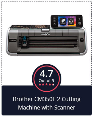 Best for Novices – Brother CM350E 2 Cutting Machine with Scanner