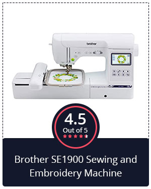 Best for Professionals – Brother SE1900 Sewing and Embroidery Machine