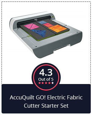 Best Automatic Cutting Machine For Fabric – AccuQuilt GO! Electric Fabric Cutter Starter Set