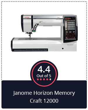 Best for Professionals: Janome Horizon Memory Craft 12000