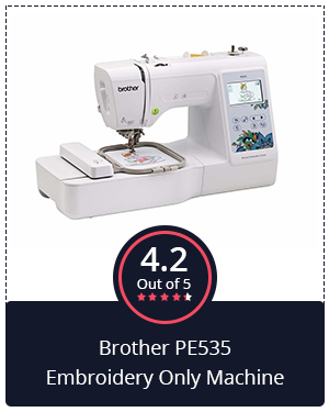 Another Value for Money Machine: Brother PE535 Embroidery Only Machine