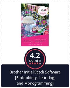 Best for Monogramming [All Popular Brands] – Brother Initial Stitch Software [Embroidery, Lettering, and Monogramming